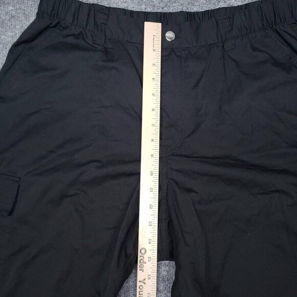 Rue21 Pants Womens Plus 1X Black Cargo High Rise Pockets Elastic Waist New - Picture 8 of 12